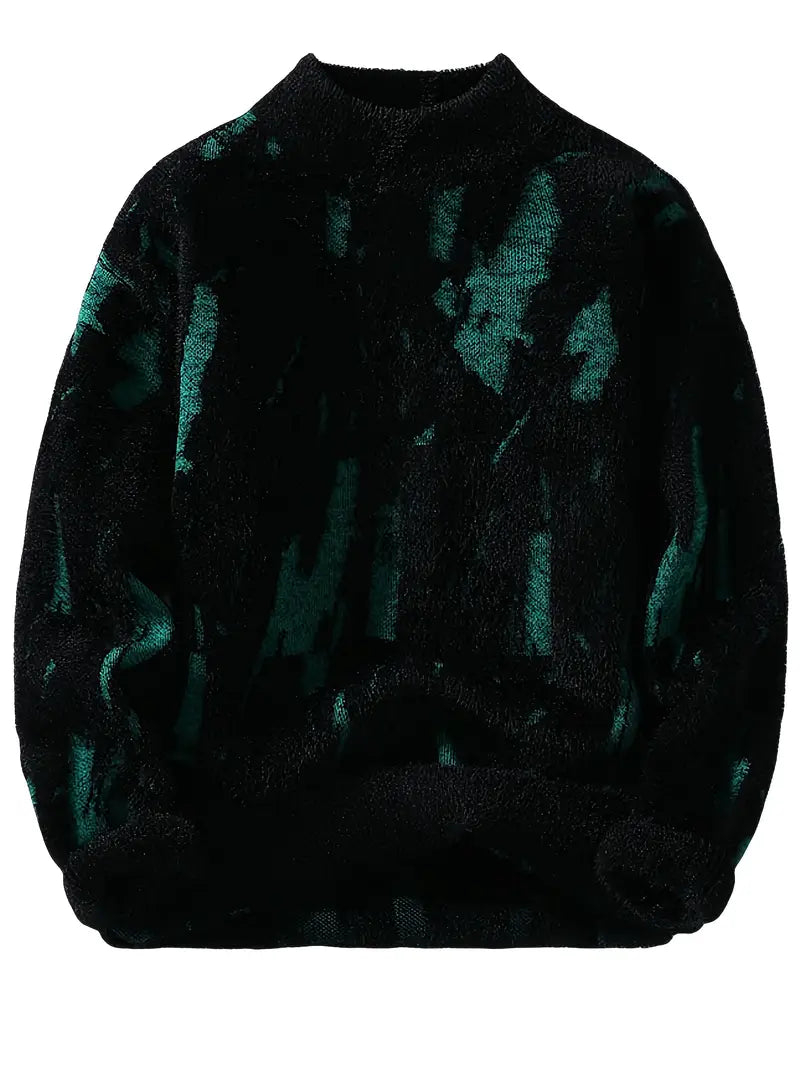 Fourlayer™ Abstract Black & White Knitted Sweater