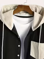 Fourlayer™ Two-Tone Patchwork Knitted Sweater – Beige & Ivory