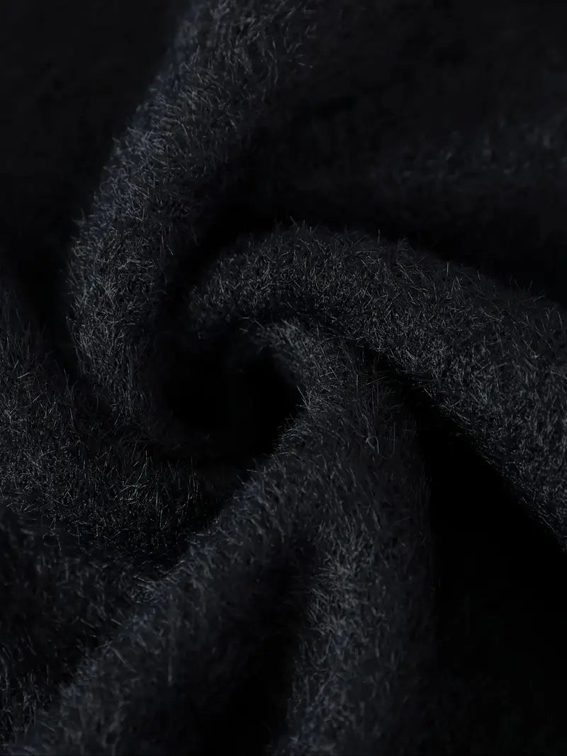 Fourlayer™ Deer Embroidered Knitted Sweater – Cream & Gray